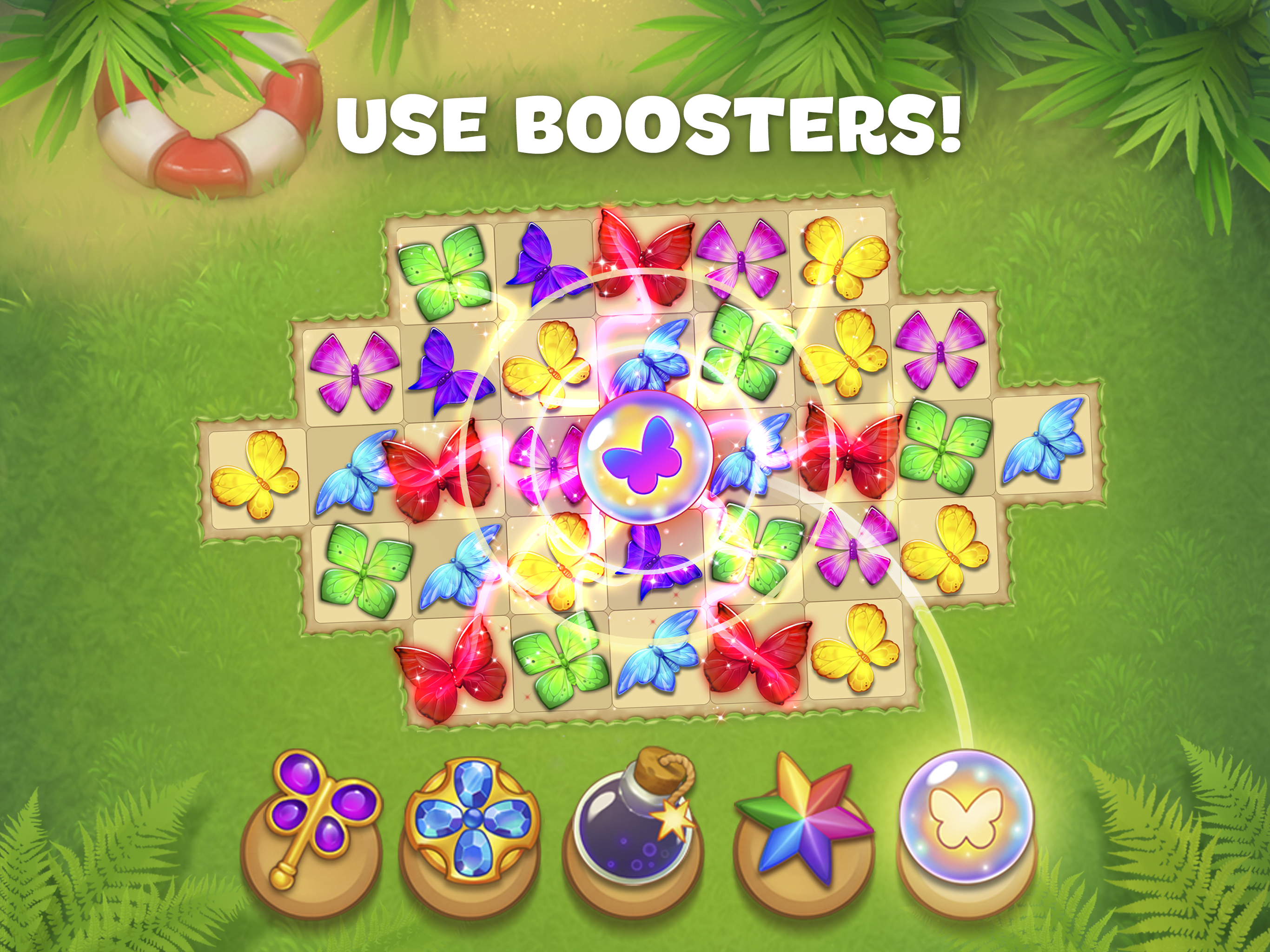 Butterfly Garden Mystery: Scapes Match 3 Story Game Screenshot