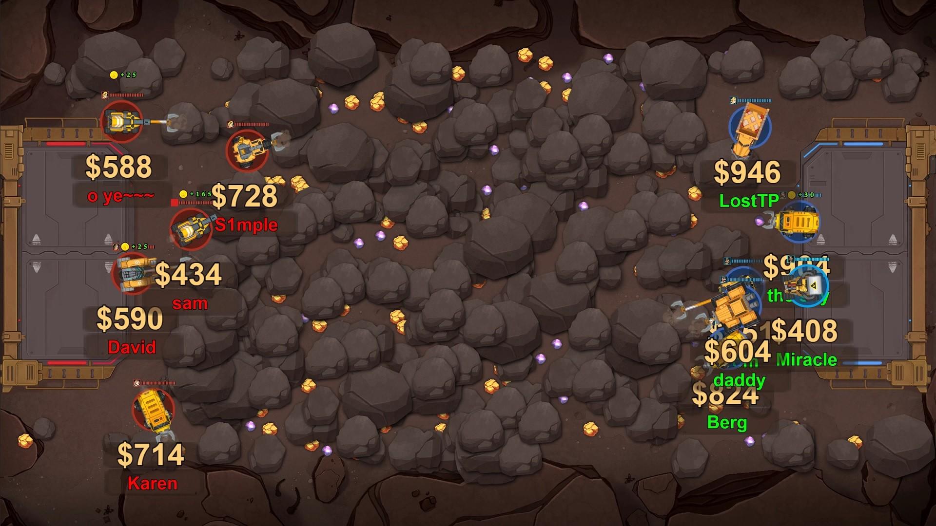 Mine Clash Game Screenshot