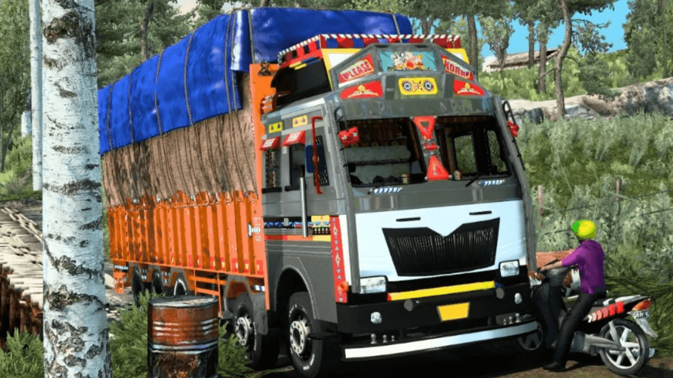 Screenshot of Truck Indian Ashok Transport