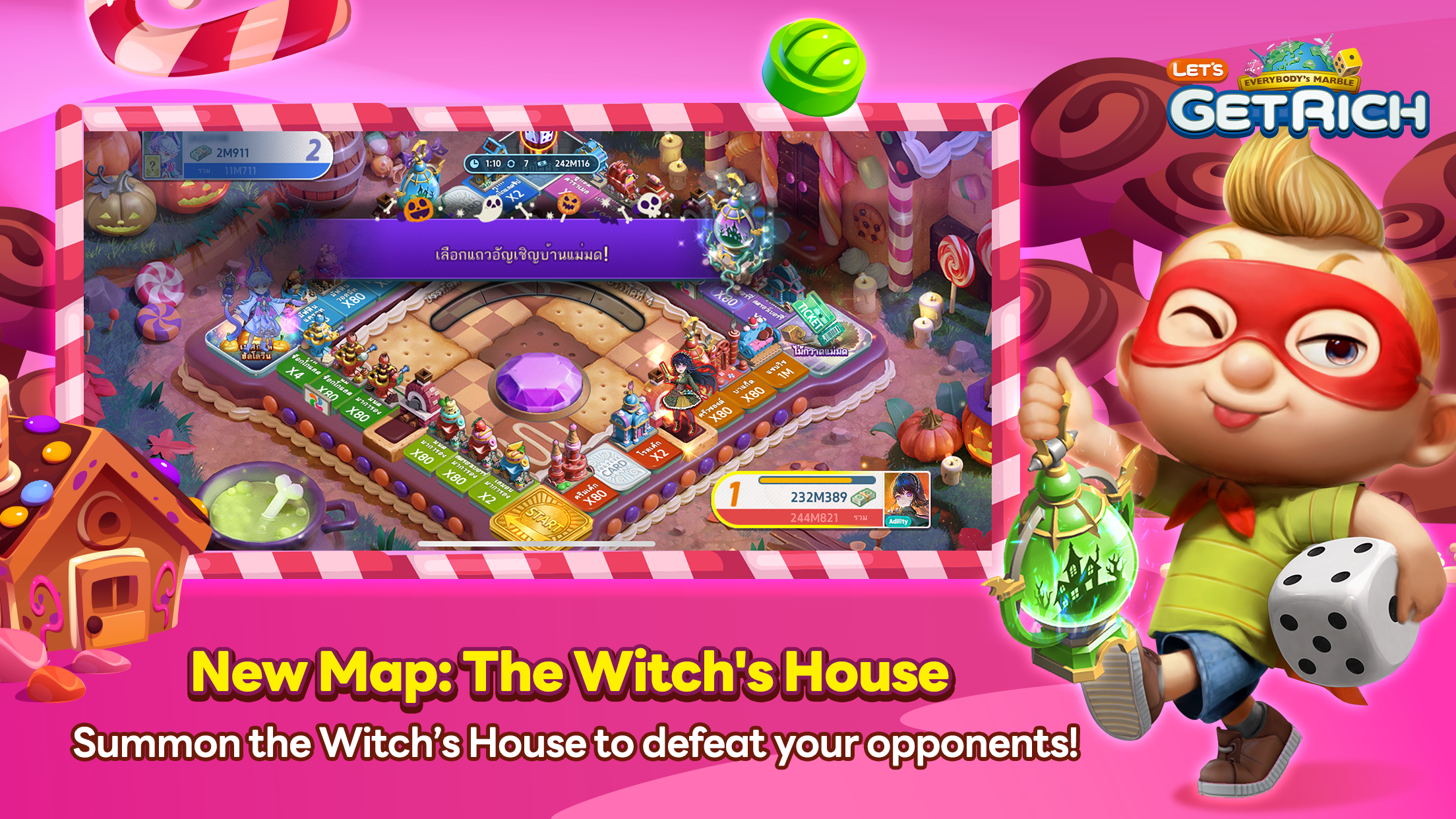 LINE Let's Get Rich Game Screenshot