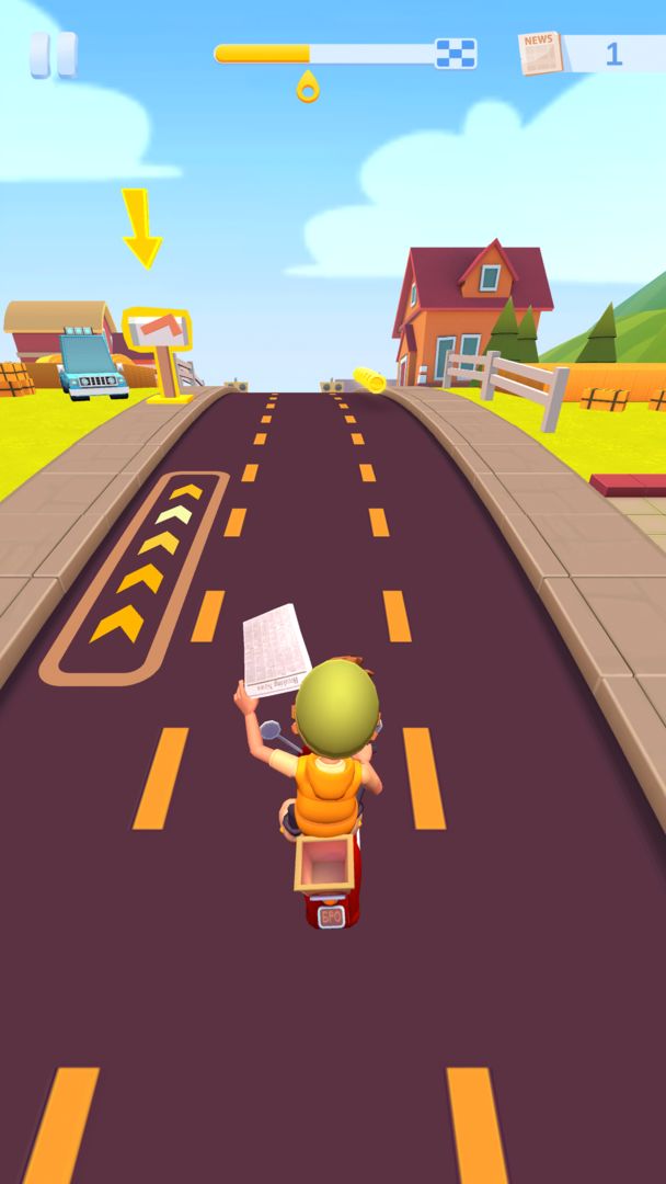 Deliveryman: 3d Motorcycle Racing screenshot game