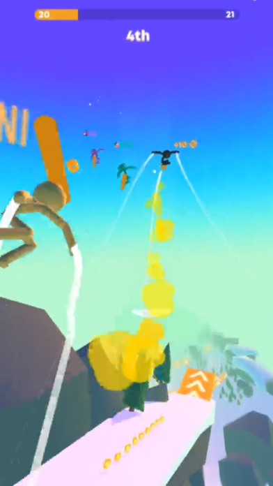 Screenshot of Stickman Snow Ride