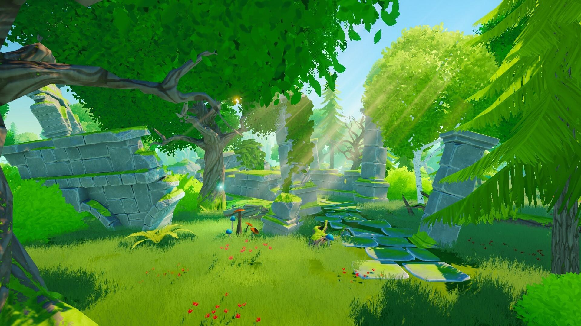 Summer Valley Hike Game Screenshot