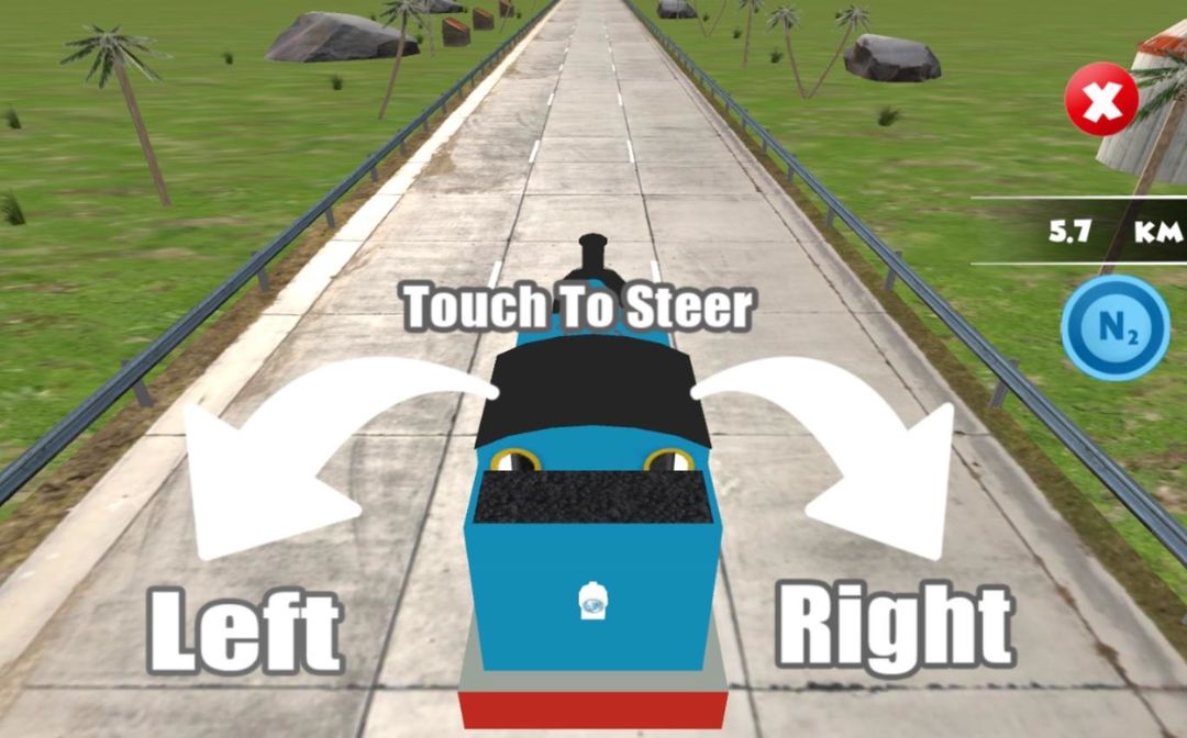 Thomas the Racing Train screenshot game