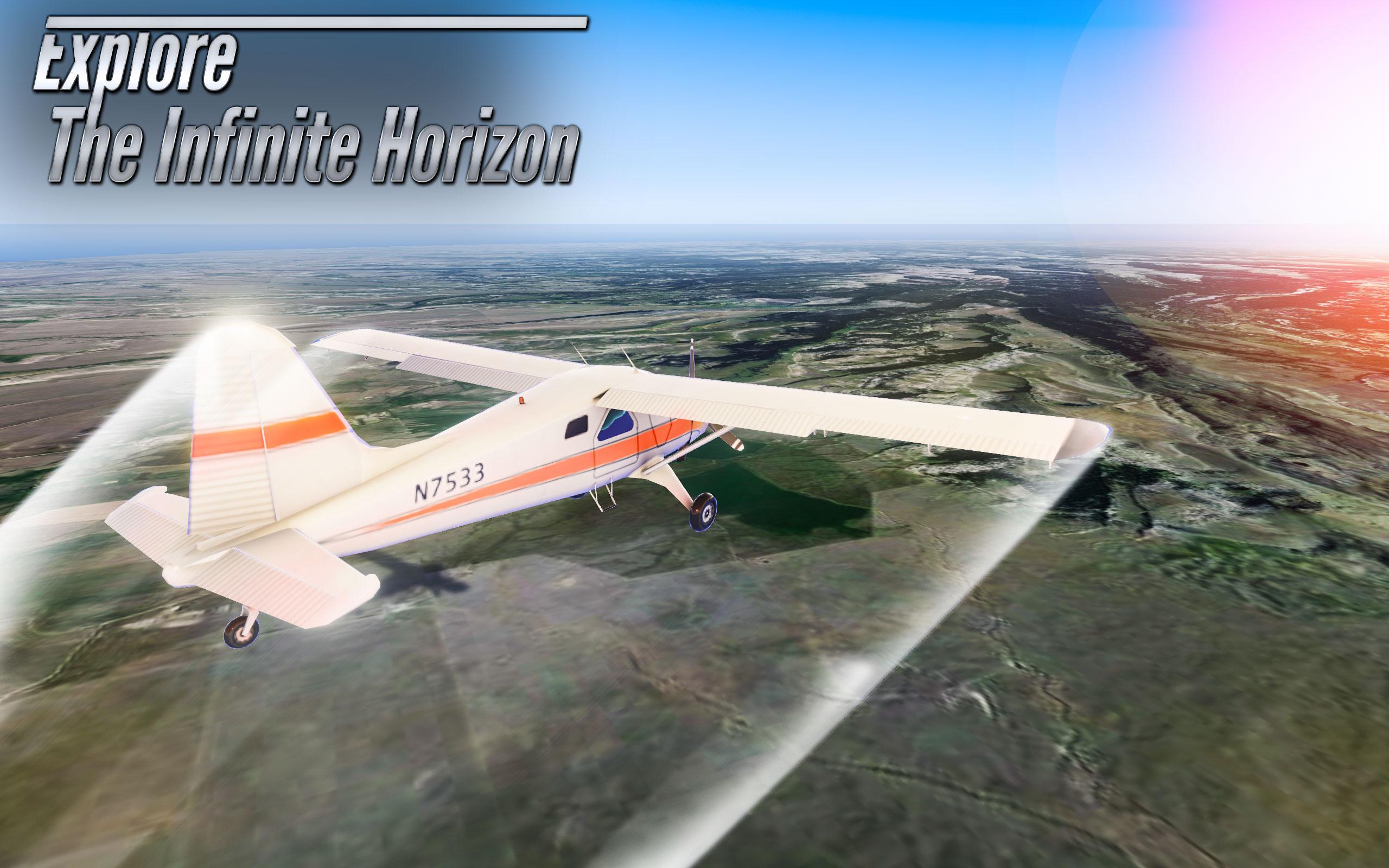 Screenshot 1 of 飛行機パイロットの飛行シミュレータ 2019: 飛行機ゲーム 2.20