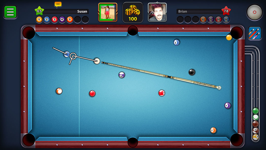 8 Ball Pool ภาพหน้าจอเกม