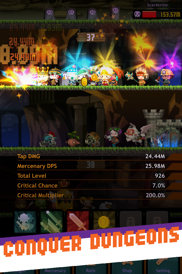 Скриншот игры Tap! Tap! Faraway Kingdom