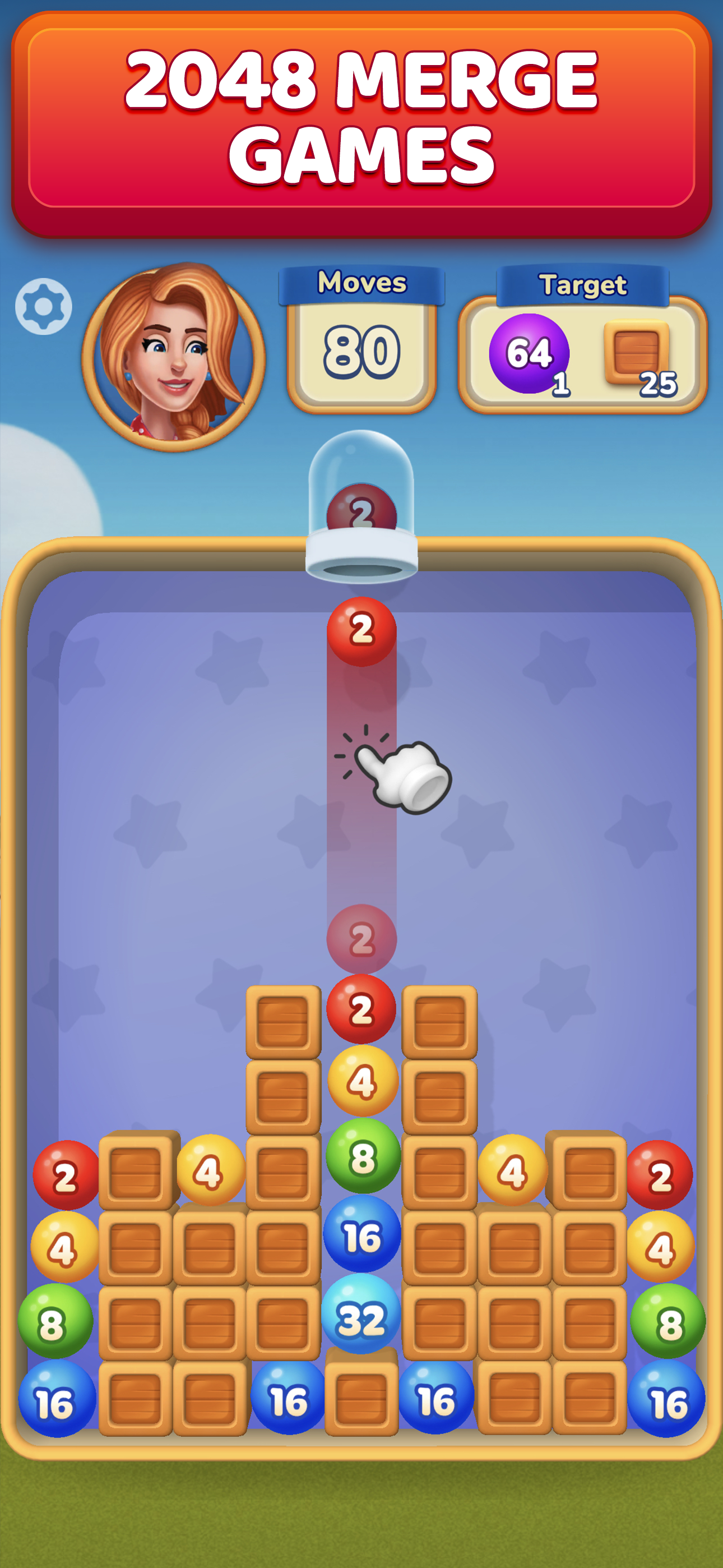 Merge Bubbles - Adventure. Game Screenshot