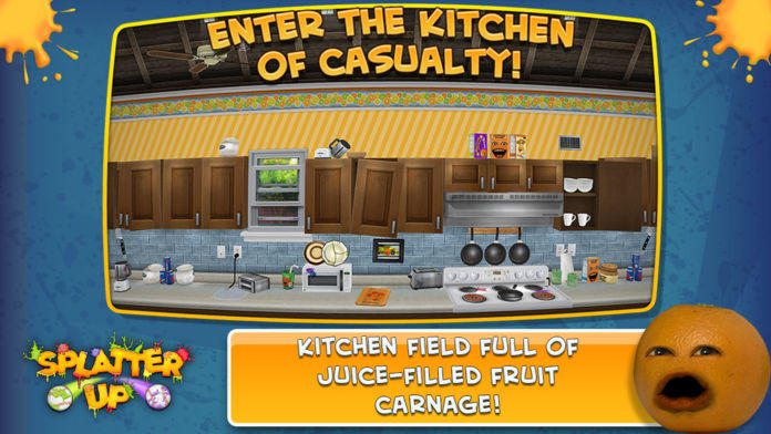 Annoying Orange: Splatter Up! Game Screenshot