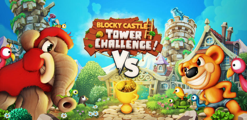 Screenshot dari video Blocky Castle: Tower Challenge