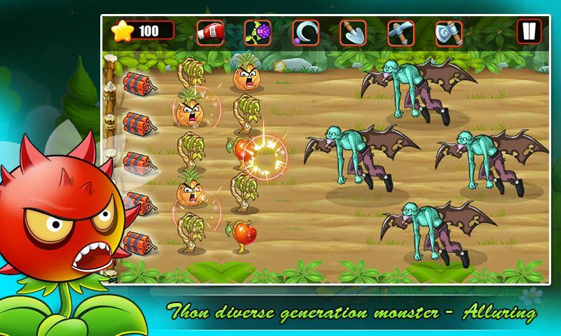 Angry Fruit Legend 遊戲截圖