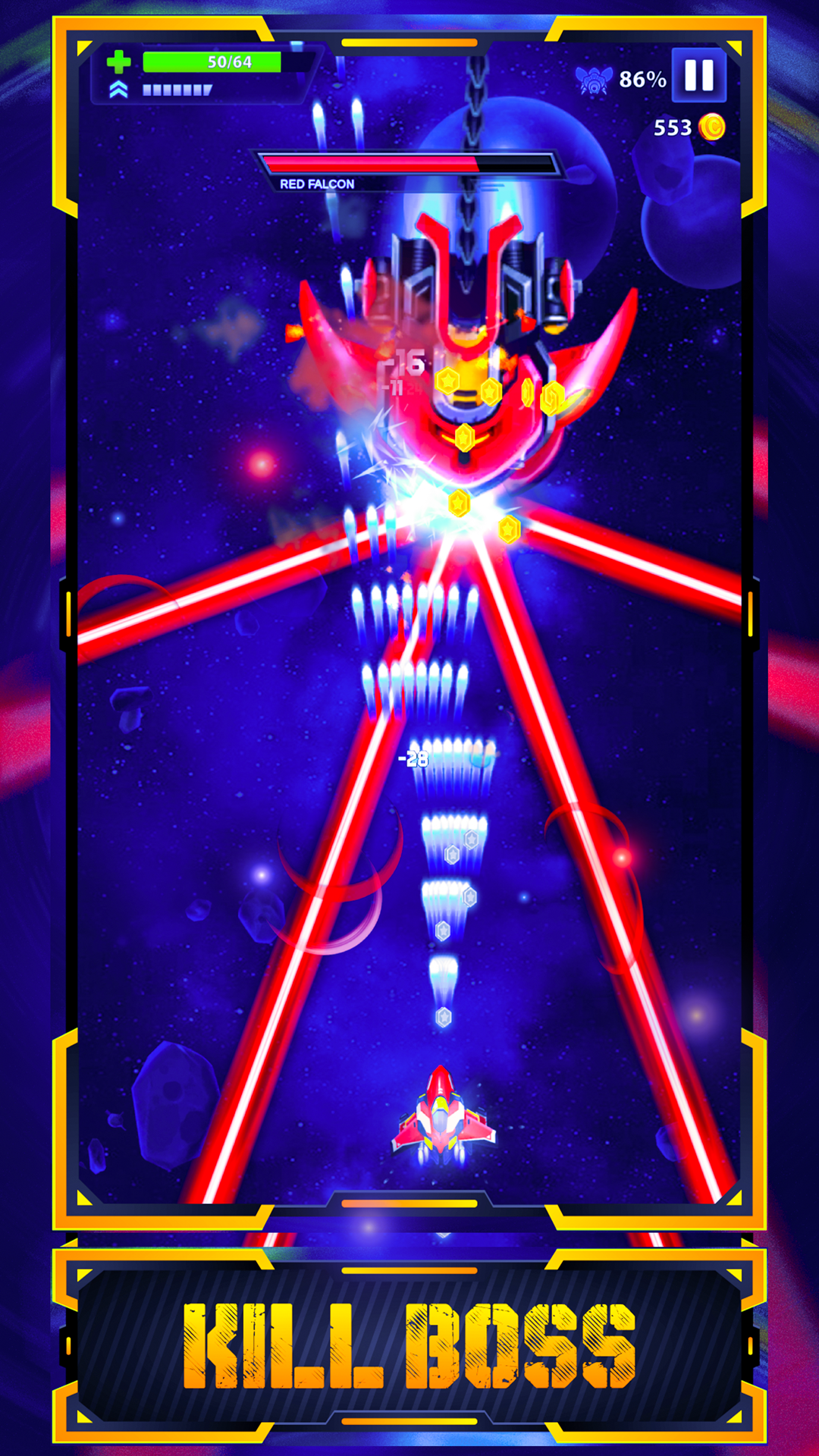Screenshot of Air Force Game: Attack Of UFO