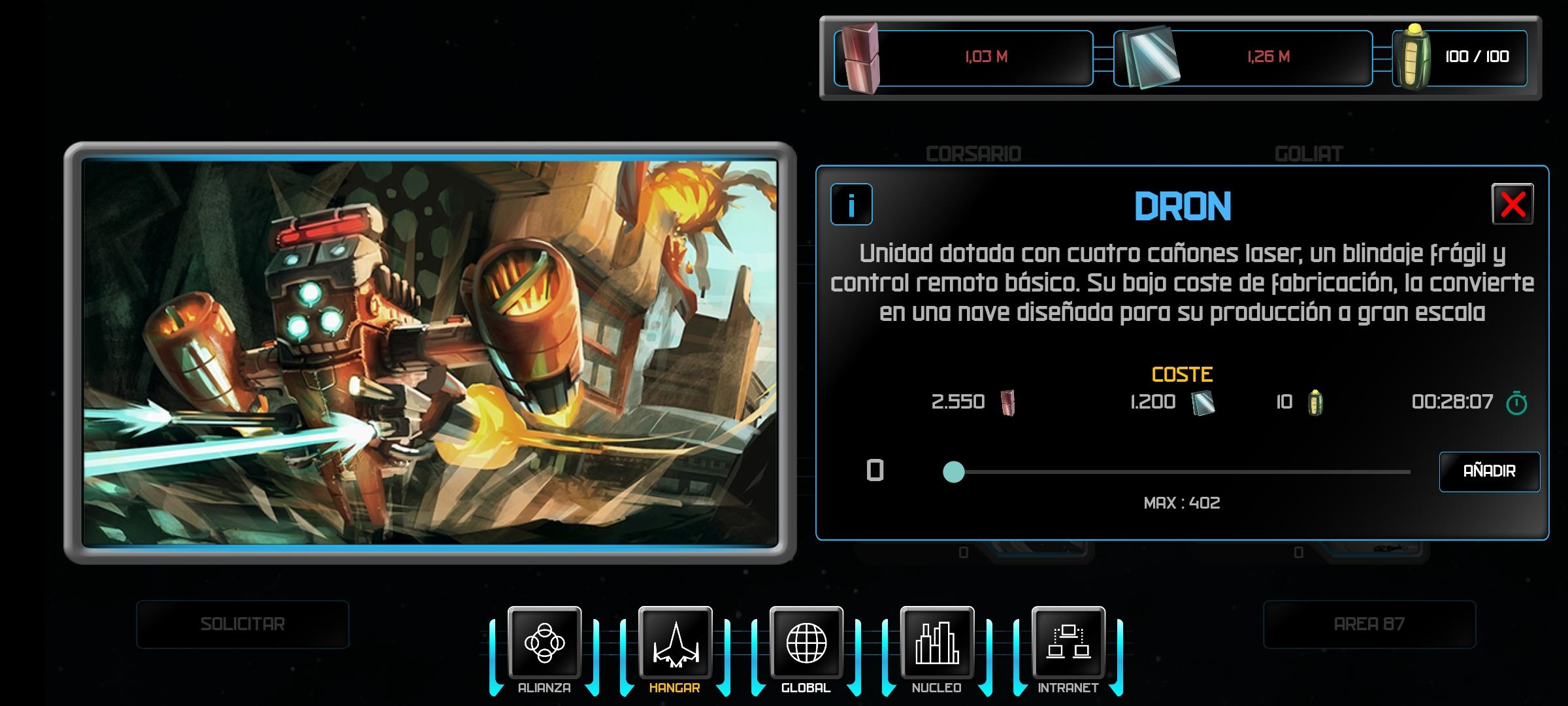 Galaxy Conquer Game Screenshot
