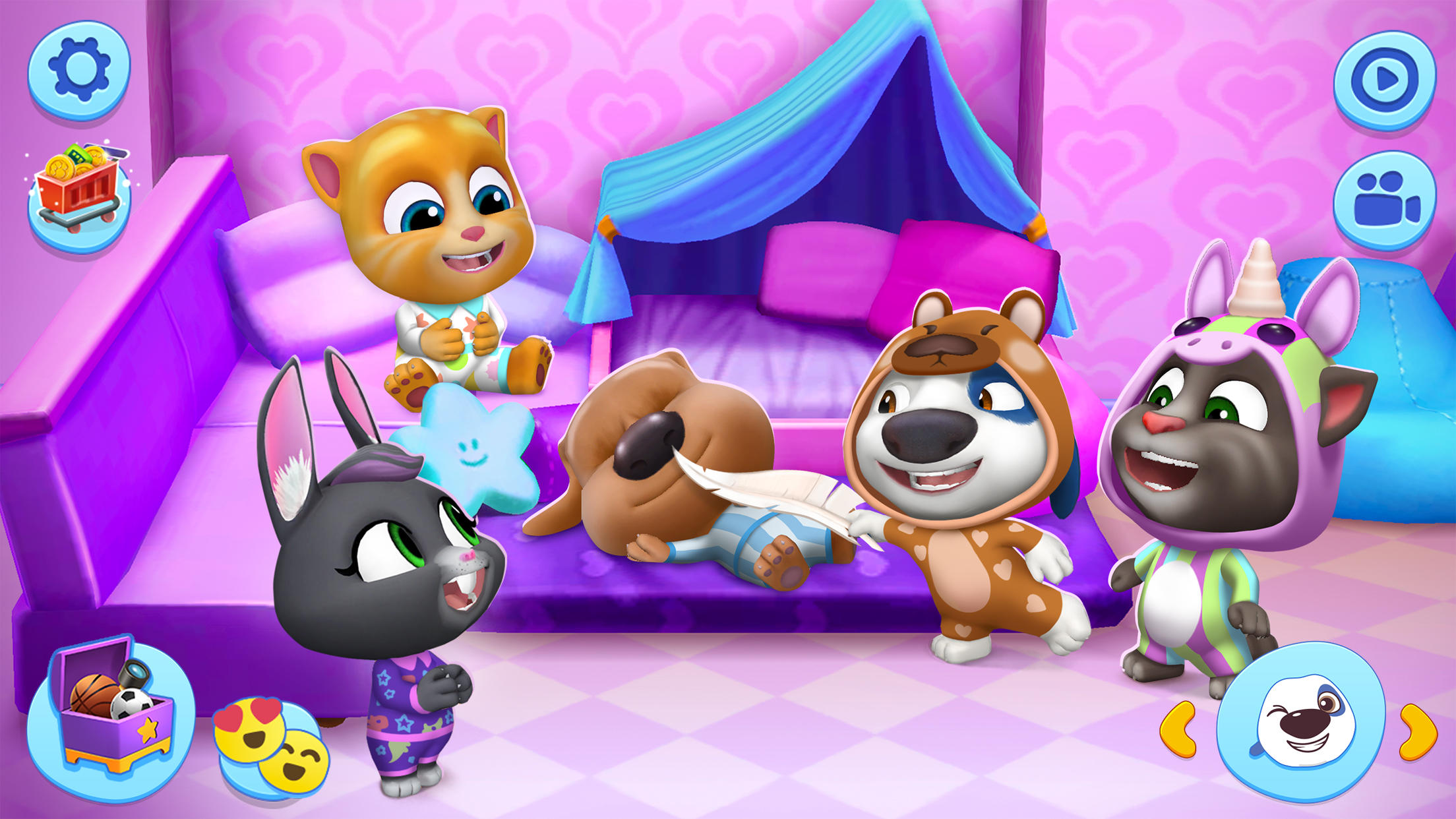 マイ・トーキング・トム フレンズ ゲームのスクリーンショット