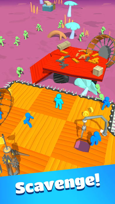 Screenshot of Zombie Raft