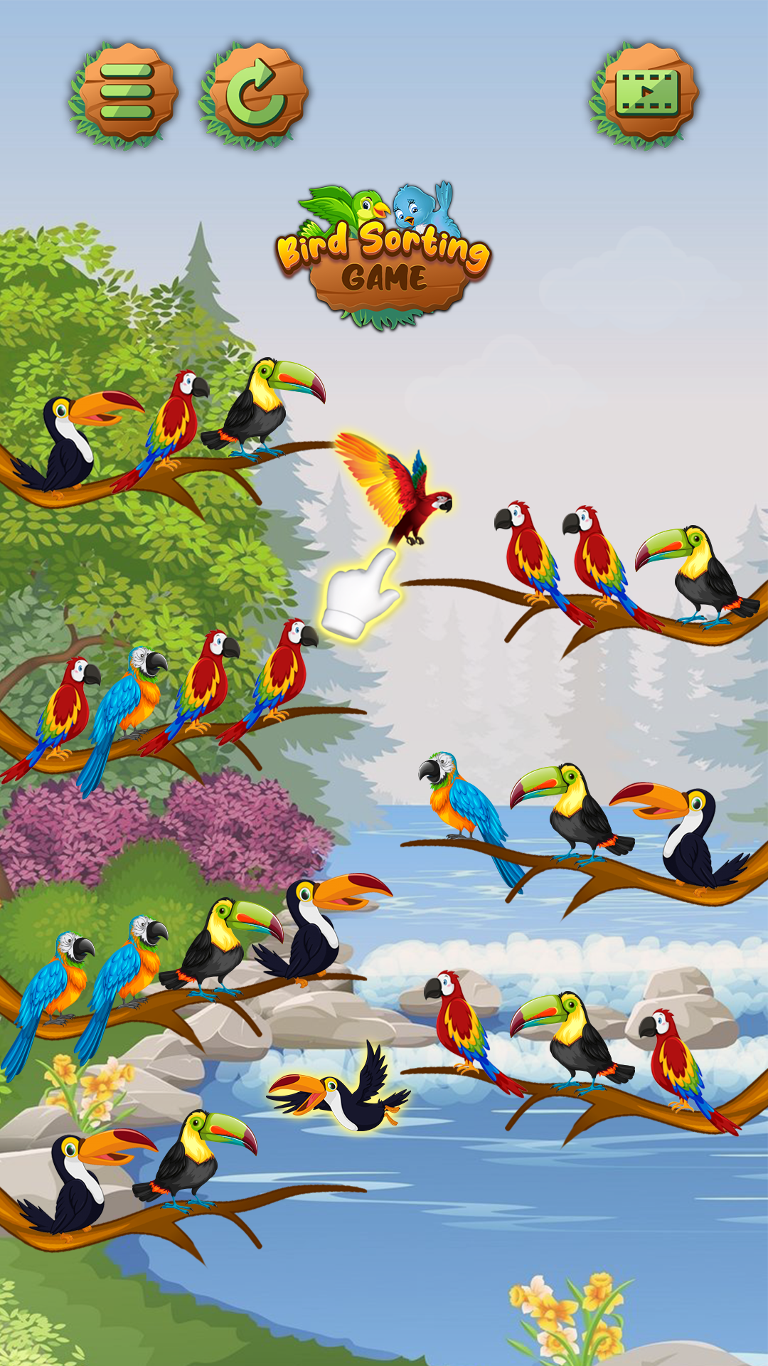 Screenshot 5 of Birds Sort Color- Puzzle Games 1.1
