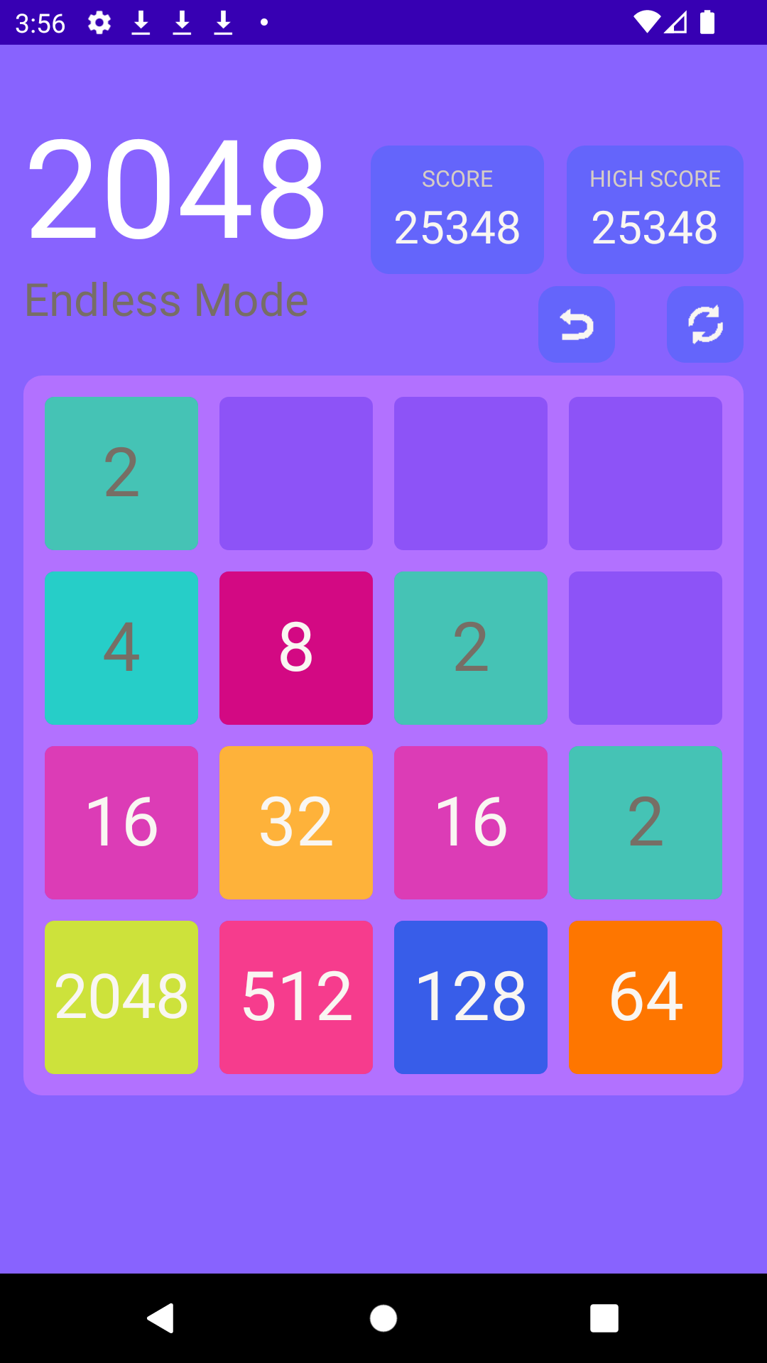2048 Color ภาพหน้าจอเกม