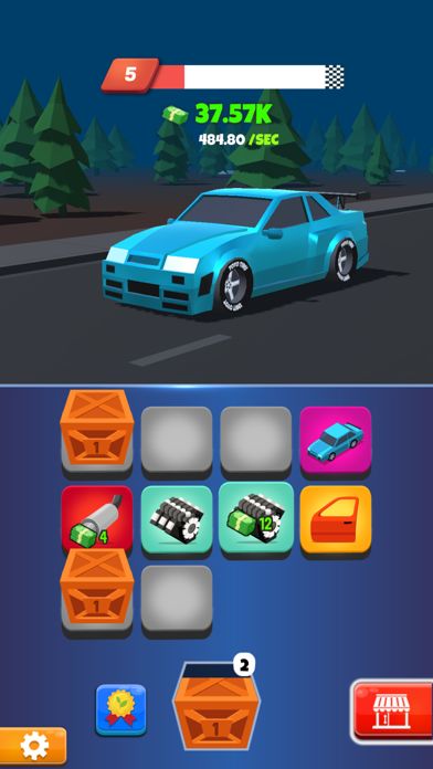 Night Race - Idle Car Merger screenshot game