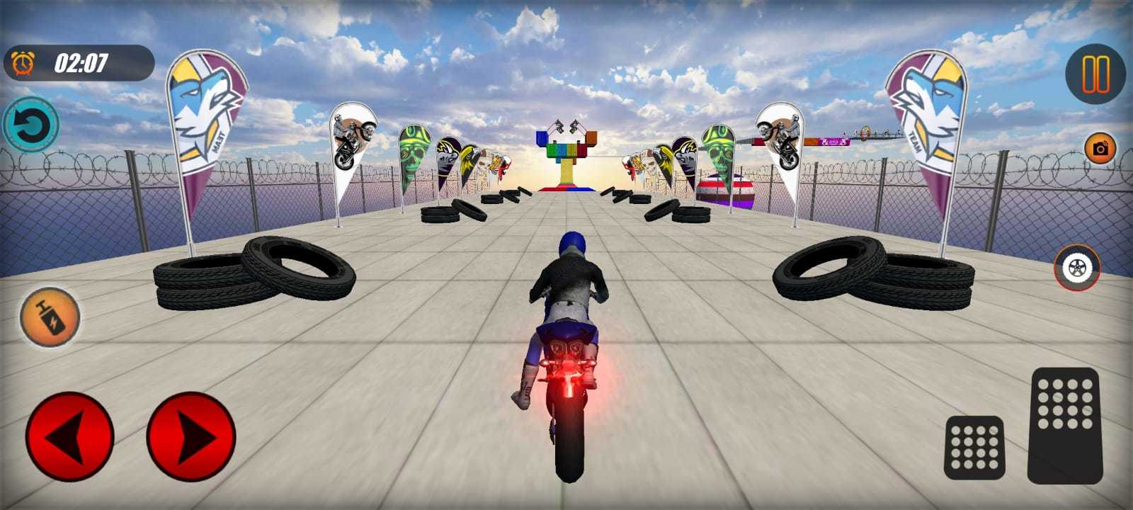 Bike Ramp Stunt City Game Screenshot