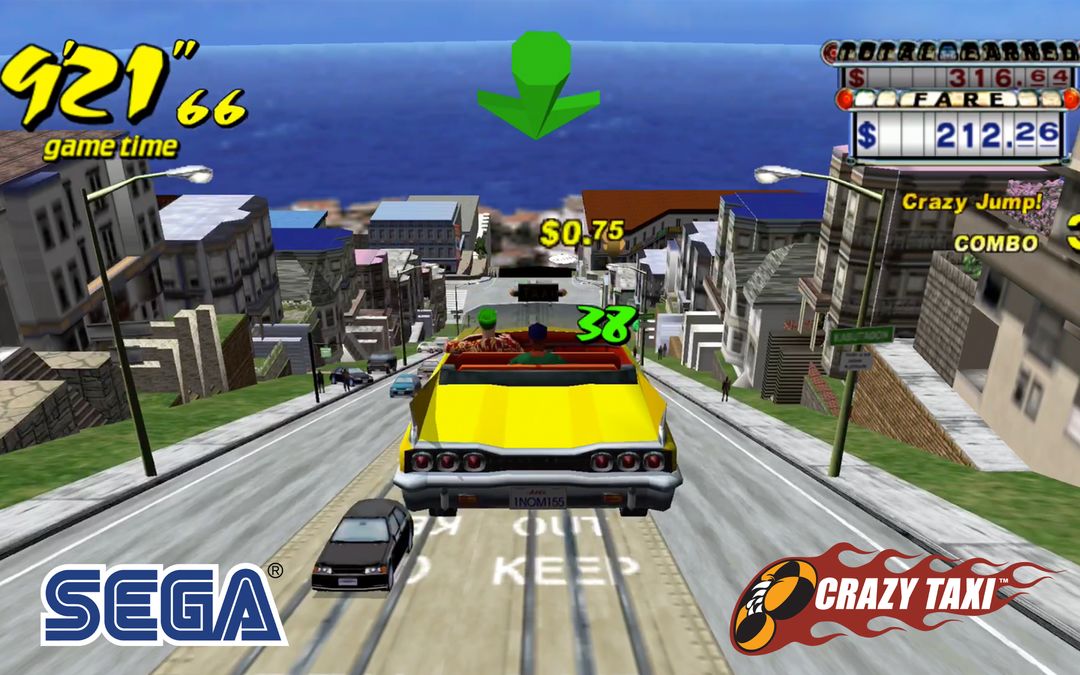 Crazy Taxi Classic ภาพหน้าจอเกม