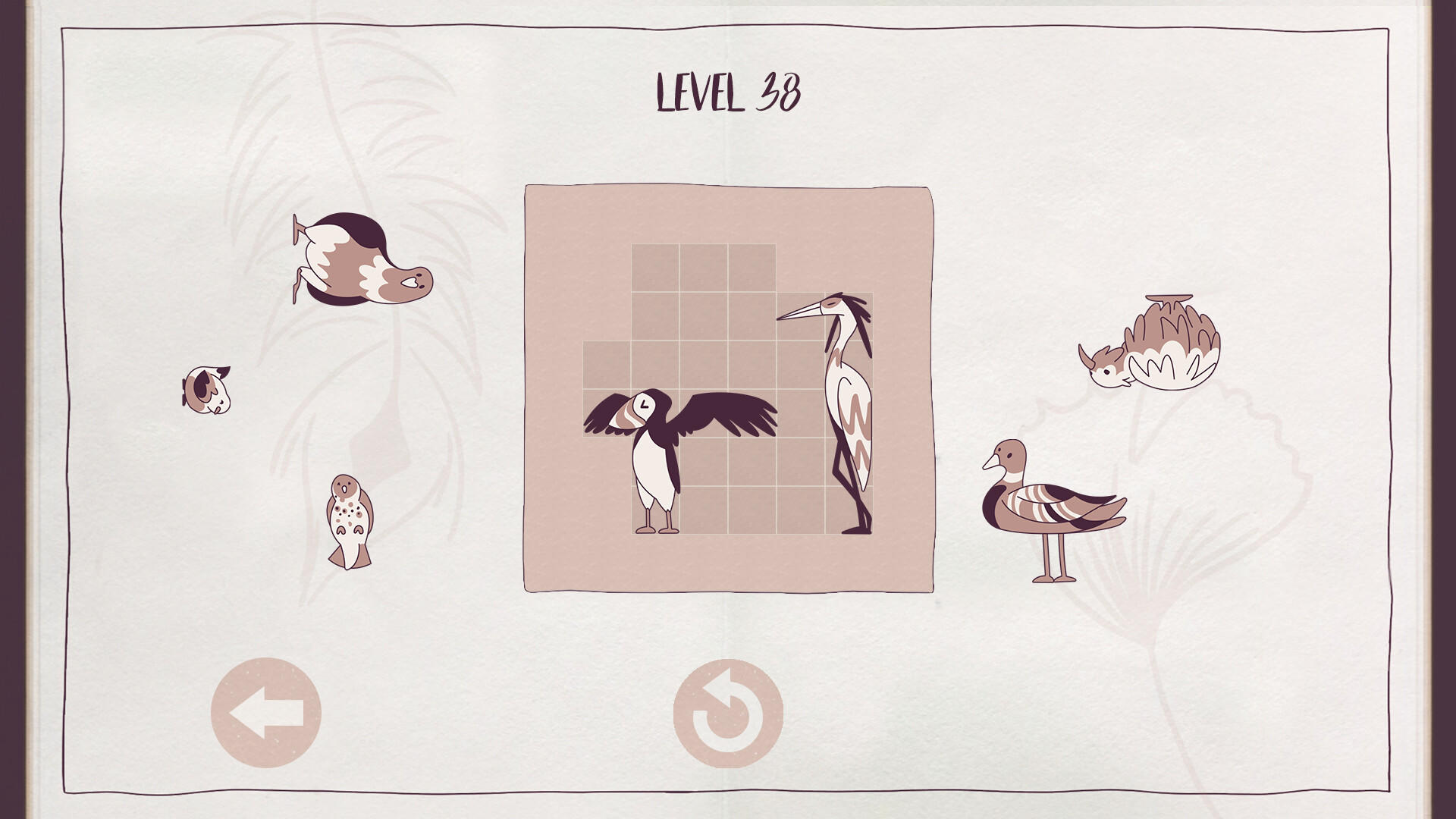 Birds Organized Neatly screenshot game