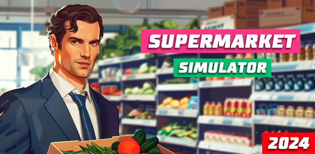 Banner of Supermarket Simulator Store 3D 