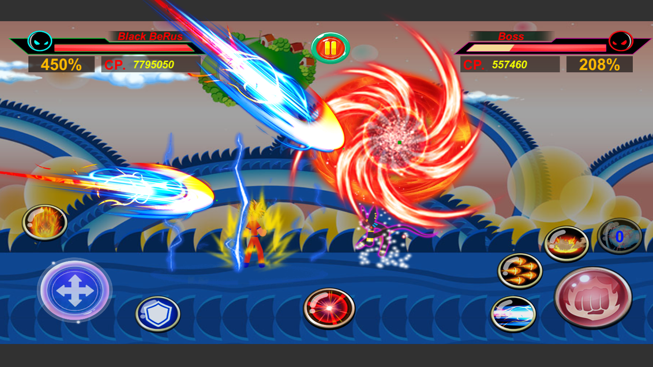 Cuplikan Layar Game God of Stickman 3