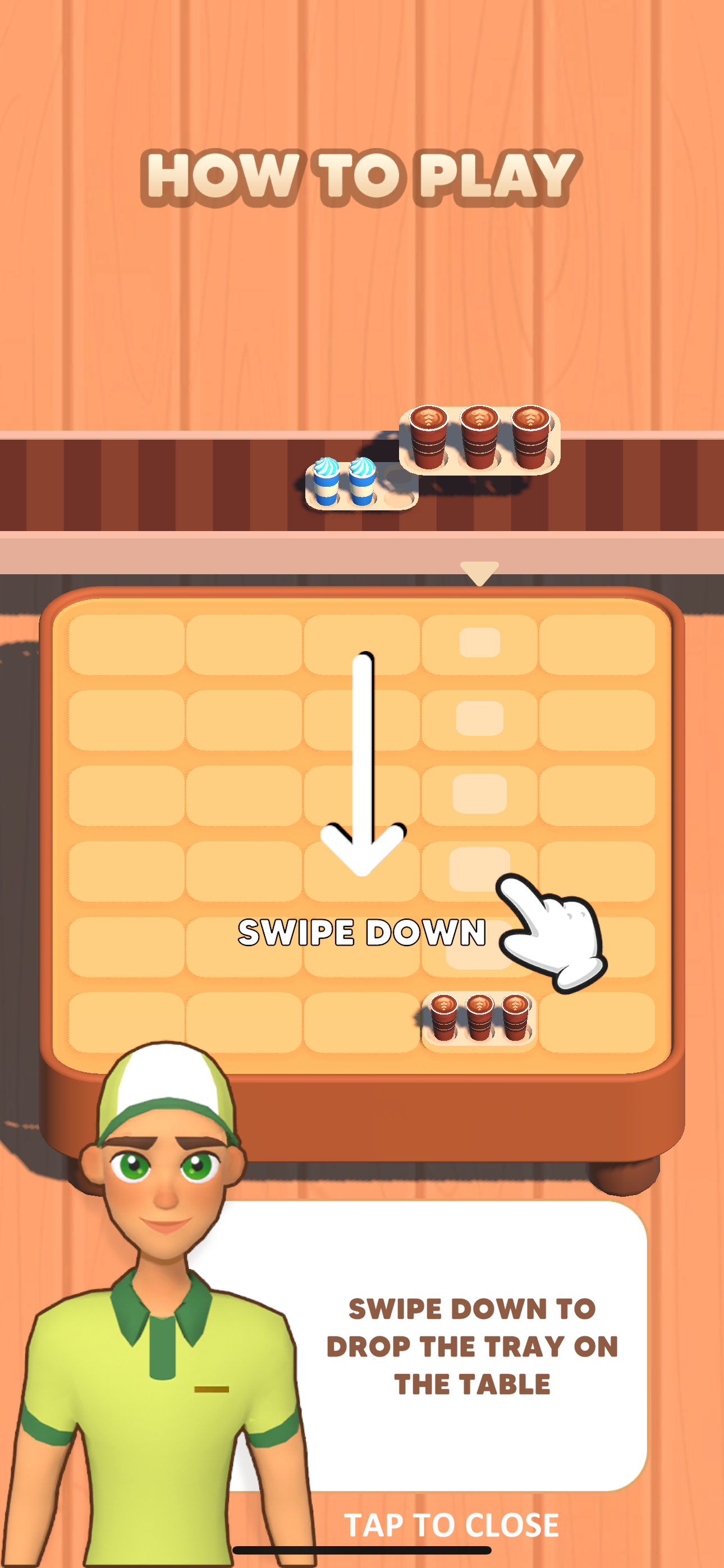 Coffee Drop Game Screenshot