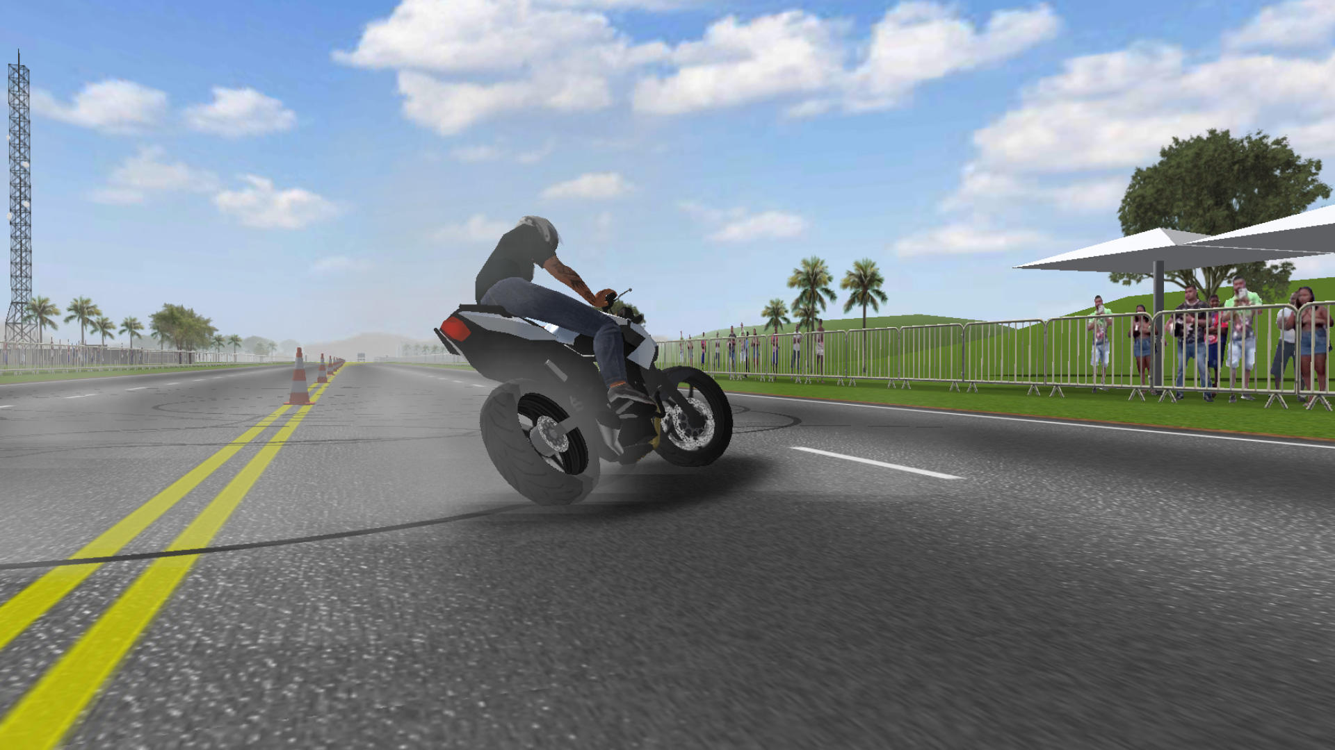 Moto Wheelie 3D 게임 스크린 샷
