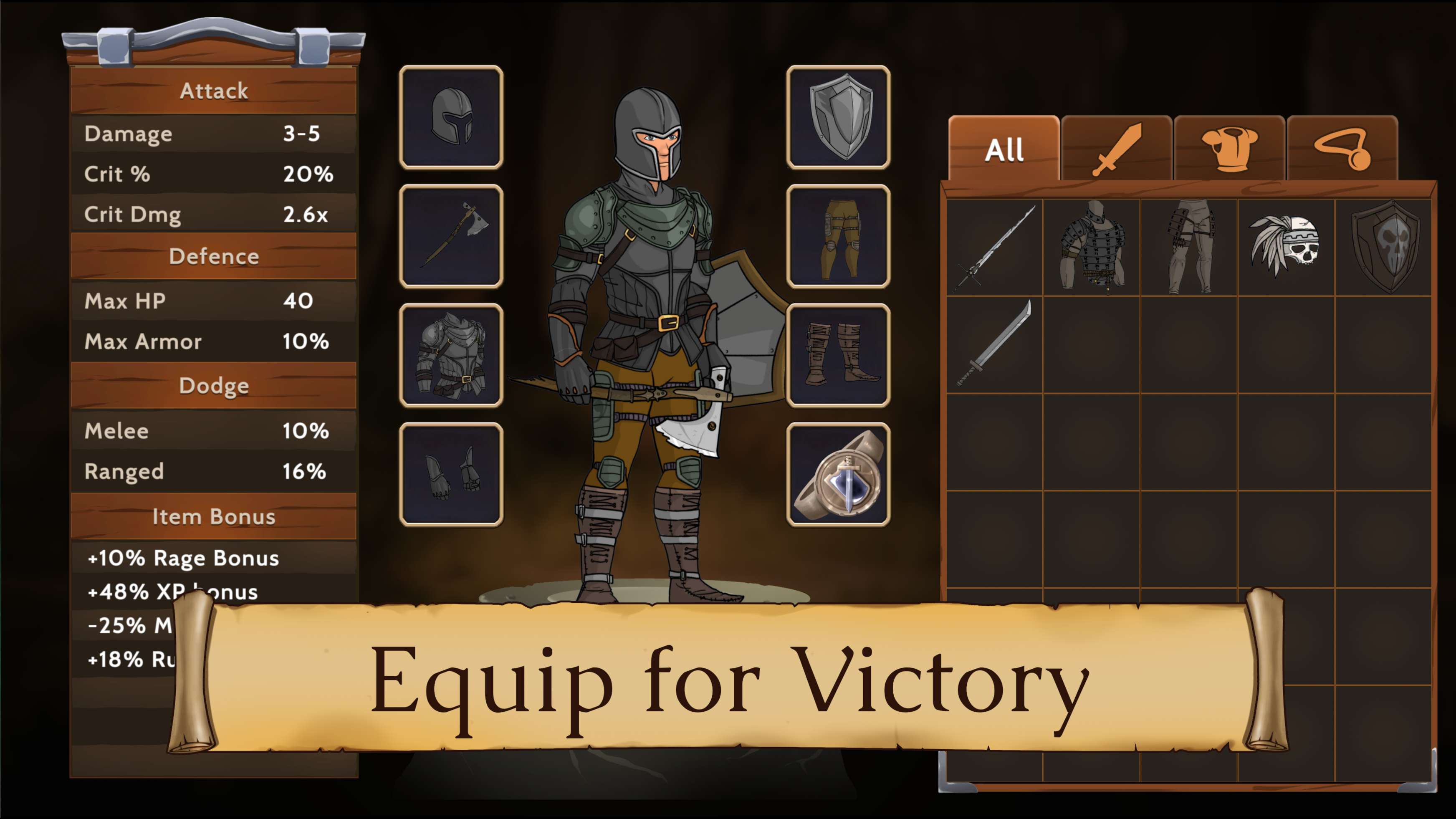 Obsidian Knight — RPG Games Game Screenshot