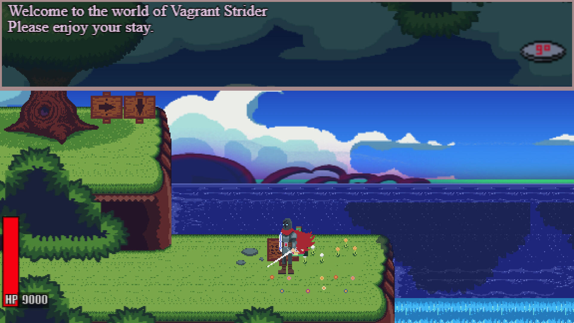 Screenshot of Vagrant Strider