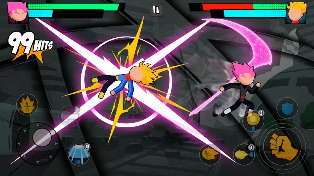 Super Dragon Stickman Battle - Warriors Fight遊戲截圖