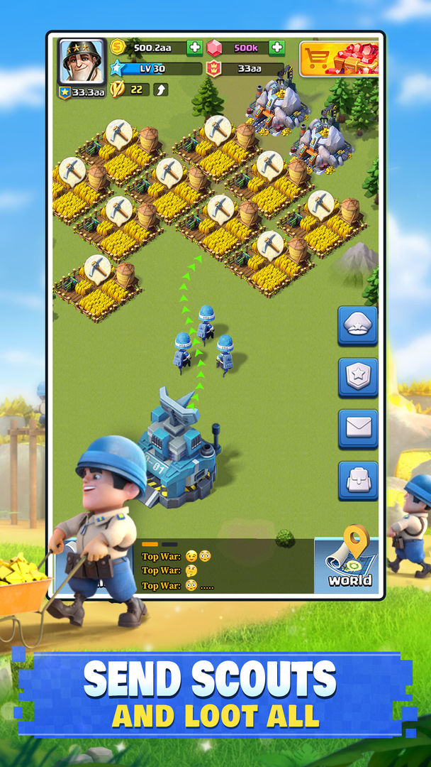 Screenshot of Battle game