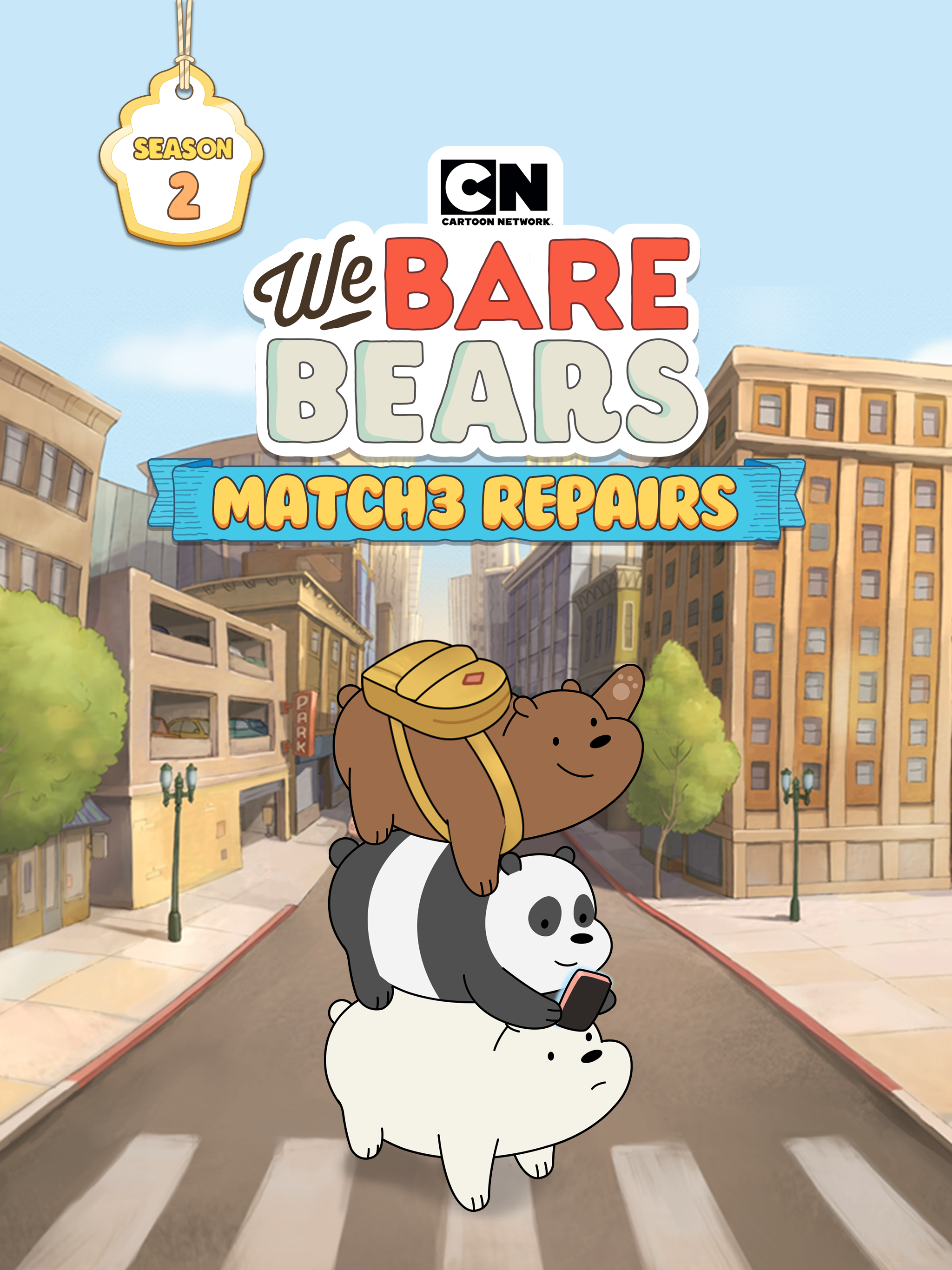 Captura de Tela do Jogo We Bare Bears Match3 Repairs