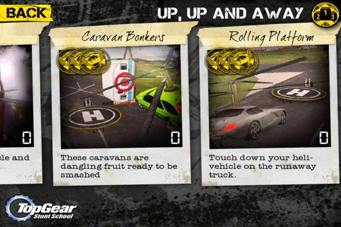 Top Gear: Stunt School Game Screenshot