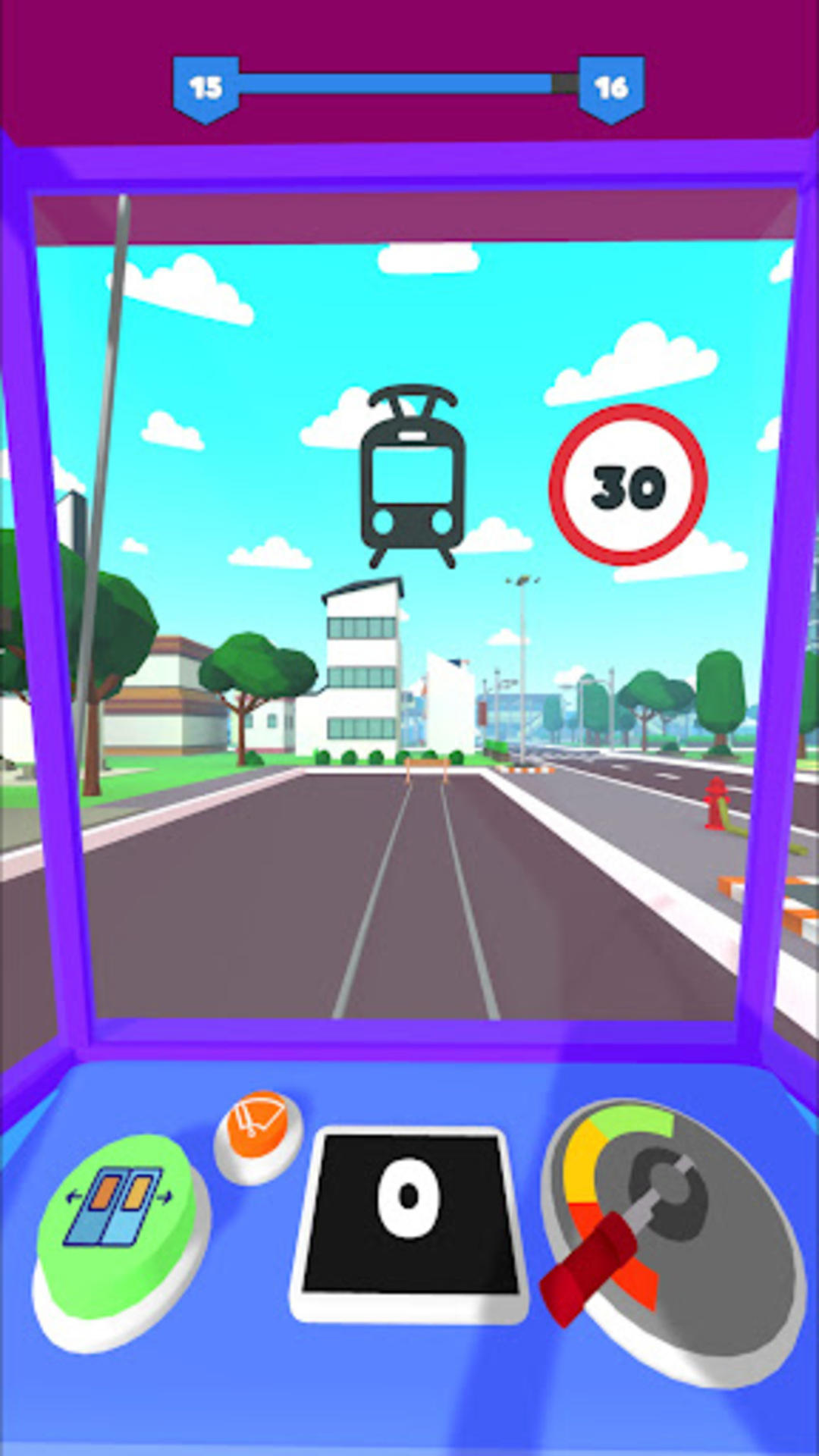 Скриншот игры Tram Simulator 3D