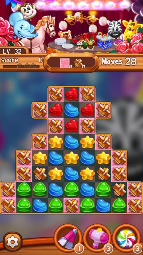 Candy Amuse: Match-3 puzzle Game Screenshot