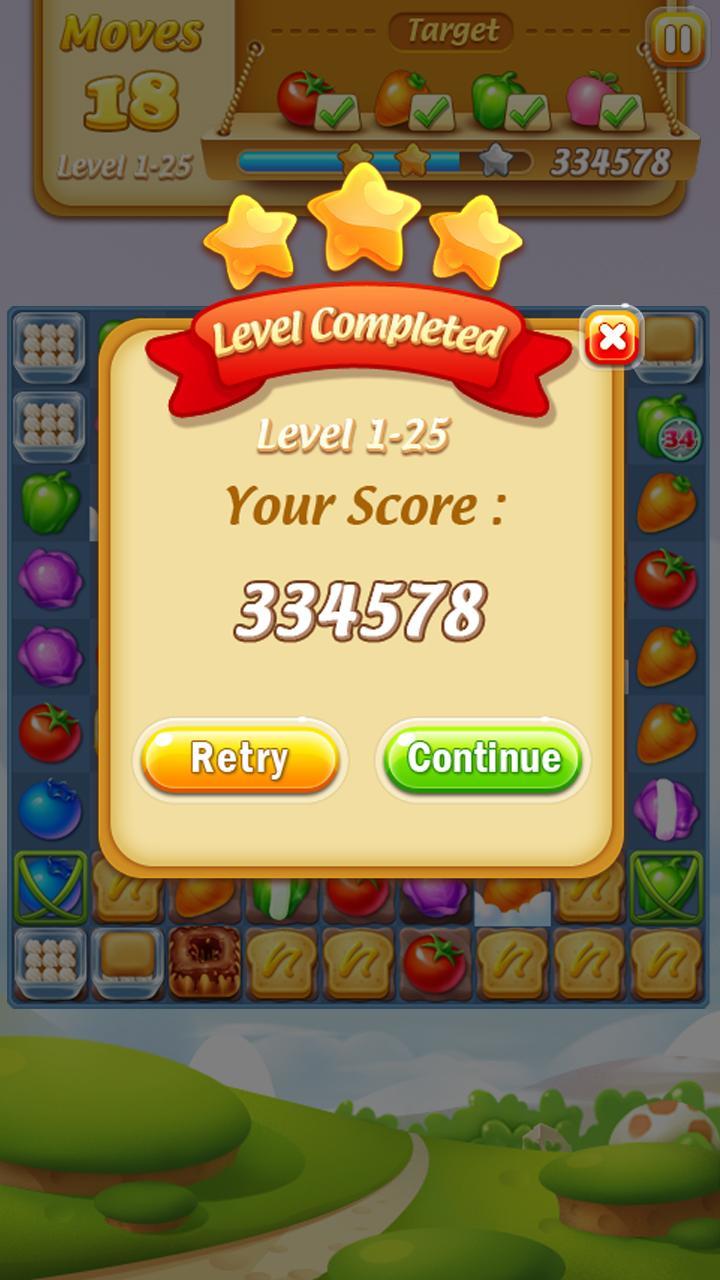 Fruits Garden Mania Game Screenshot