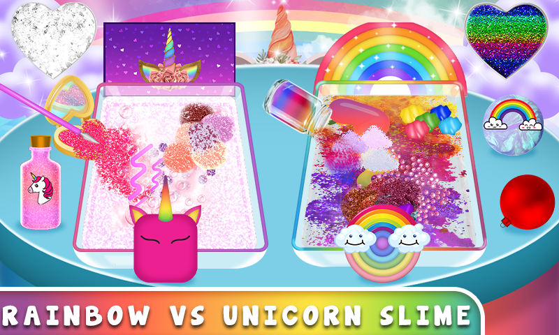 Rainbow Slime Simulator Games - Apps on Google Play