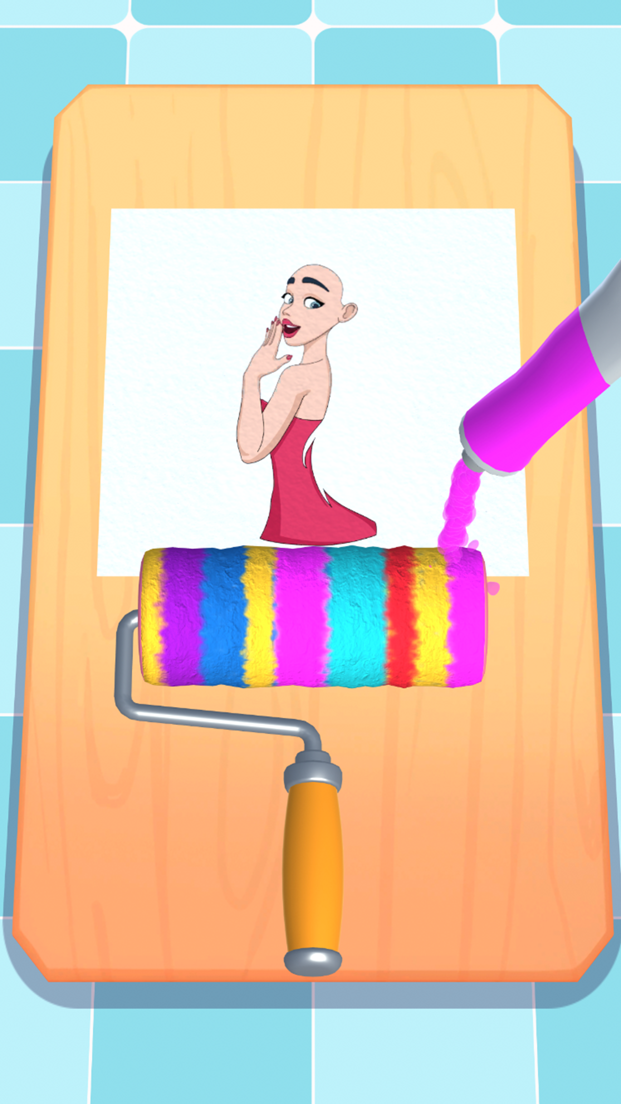 Roller Painter Game Screenshot