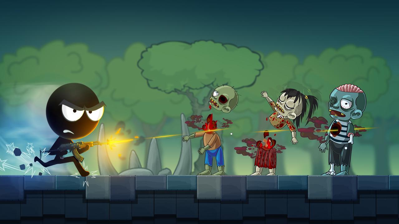 Stickman vs Zombies Game Screenshot
