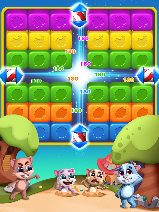 Cat Paradise Cube Puzzle Game Screenshot
