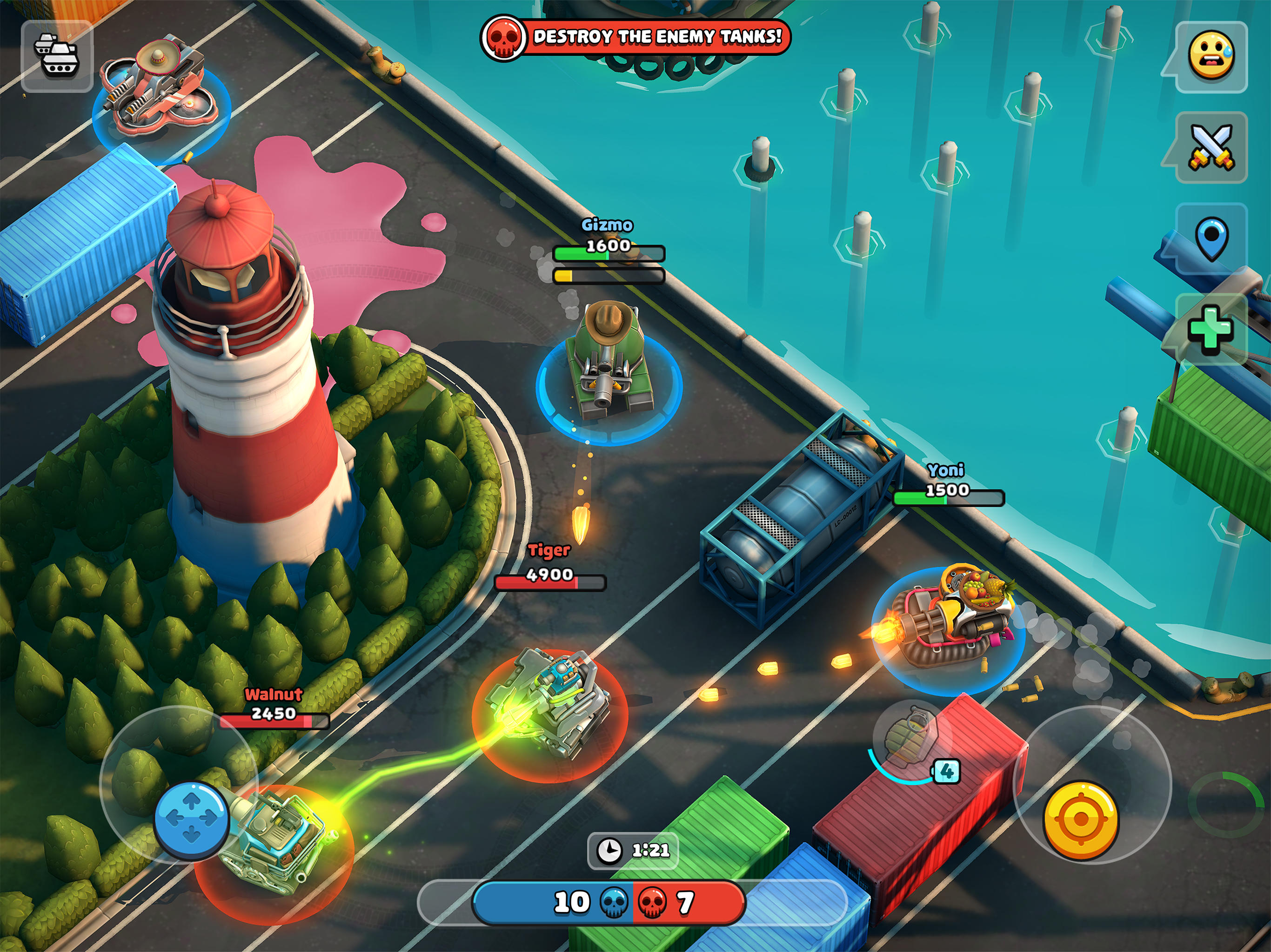 Pico Tanks: Multiplayer Mayhem Game Screenshot