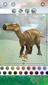 Dinosaurs 3D Coloring Book Game Screenshot