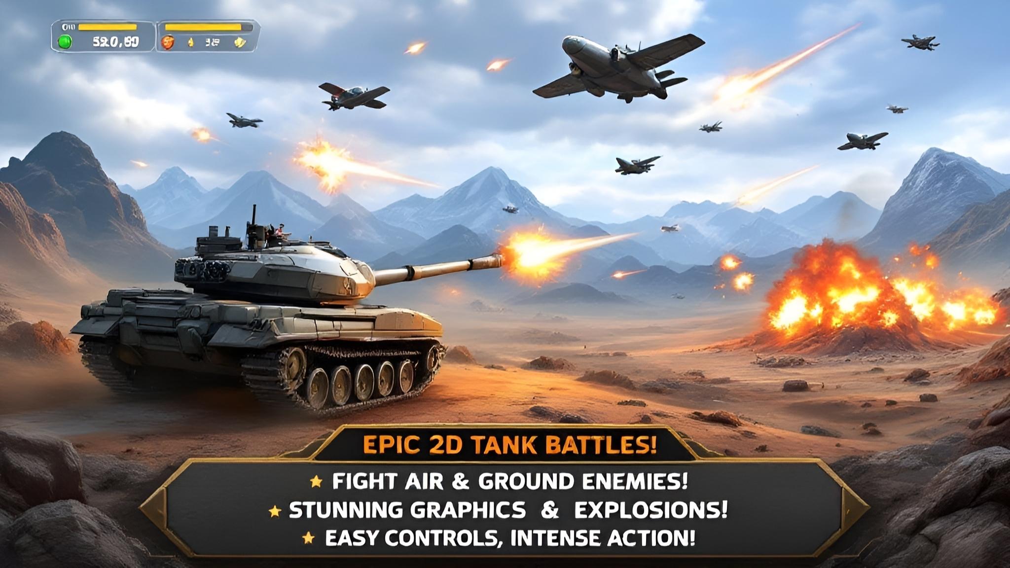 Tank Strike: War Battle 3D Game Screenshot