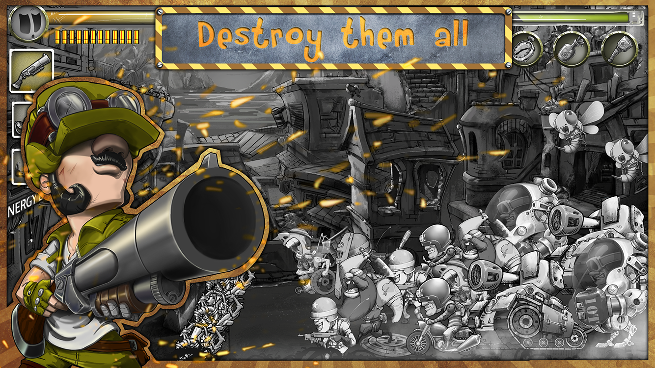 Metal Defender: Battle Of Fire Game Screenshot