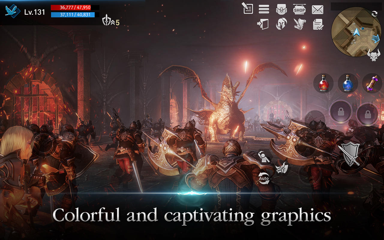 Lineage2 Revolution ゲームのスクリーンショット