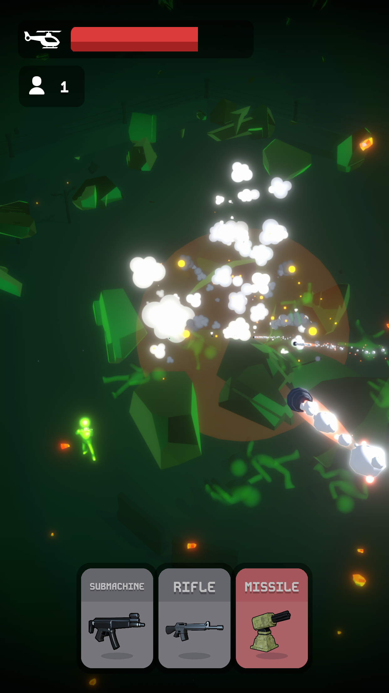 Helicopter Runner Game Screenshot