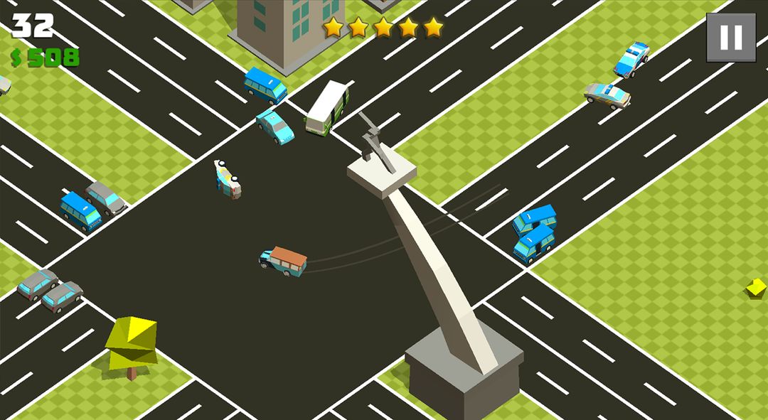 Screenshot of Crazy Cars Chase