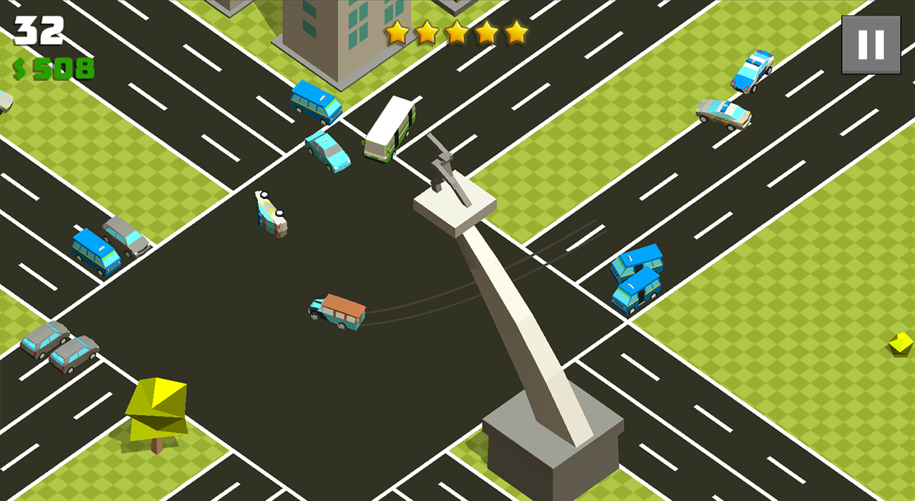 Crazy Cars Chase Game Screenshot